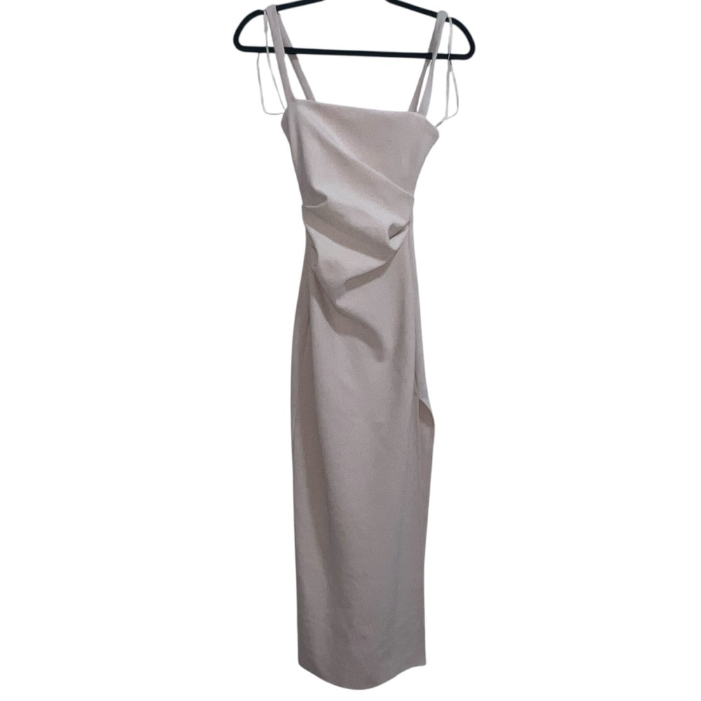 NEW NWOT Bec + Bridge Leora Tuck Maxi Dress In Vanilla Bean - Picture 2 of 10
